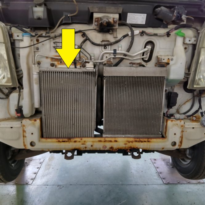 スズキ キャリイ(DA63T)エアコン修理